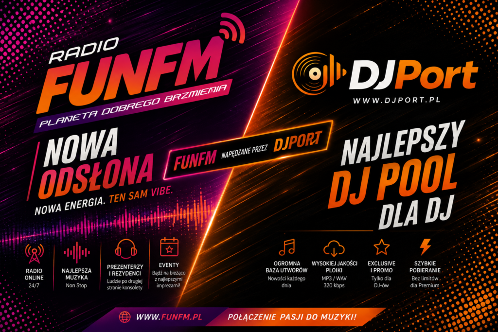 FUNFM × DJPORT.PL: łączymy siły! Muzyka DJ-ów i producentów trafia prosto na naszą antenę